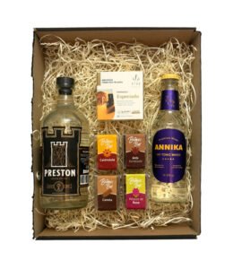 Box Gin Preston Botanicals: London Dry Gin + Annika Tonic & Set de Especias Premium