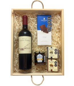 Box Icono: Nicolás Catena Zapata + Chocolate Cachafaz & Sabores del Mar y Bosque