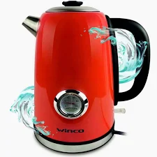 PAVA ELECTRICA RETRO WINCO CON VISOR DE TEMPERATURA