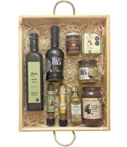Box Gourmet Infinito: Aceite Zuelo + Aceto Dell'Isola & Selección Maestra de Condimentos