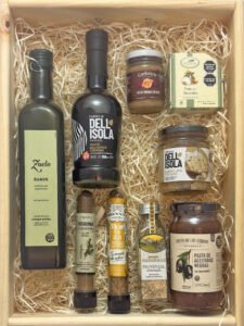 Box Gourmet Infinito: Aceite Zuelo + Aceto Dell'Isola & Selección Maestra de Condimentos