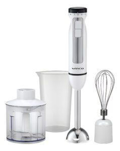 Licuadora De Mano Con Accesorios W1012 Blanco Winco