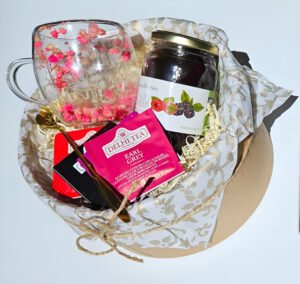 Caja Dia De La Madre Taza Mermelada E Infusion Rosa