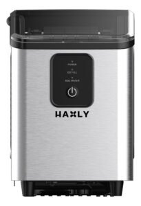 Máquina De Hielo Haxly Gelo 2 Acero Inoxidable 12kg/día Tipo Bala Gris