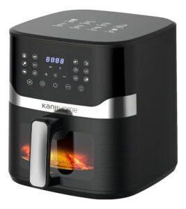 Freidora Aire Digital 10 Litros Cocina Saludable 1800w Led Color Negro