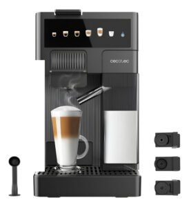 Cafetera Cecotec Freestyle Latte Eléctrica Negra 1350w Negro