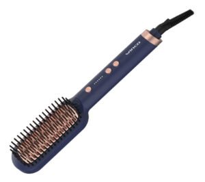 Plancha Cepillo Pequeña Para Cabello Ion Plus W4180 Winco Azul