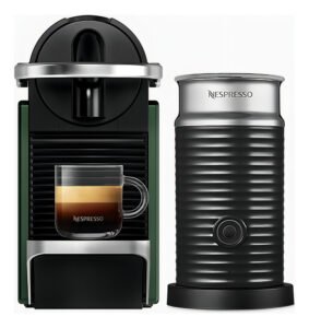 Cafetera Nespresso Pixie + Aeroccino 3 C62 Verde Verde