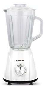Licuadora Winco W1801 1.5l Vidrio Eléctrica Color Blanco
