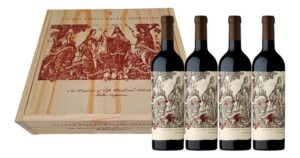 Pack 4 Vinos Tintos Malbec Argentino Bodega Catena Zapata 750ml Unidades En Estuche De Madera