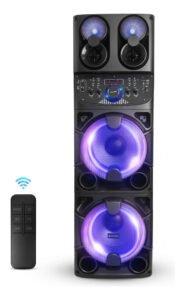 Torre De Sonido Parlante Suono 2 Tweeters X 10'' Luz Rbg 14500w