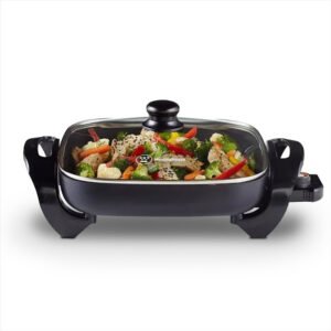 Olla Eléctrica Westinghouse 7en1 Cocina Sartén Parrilla Frecuencia 50/60 Negro