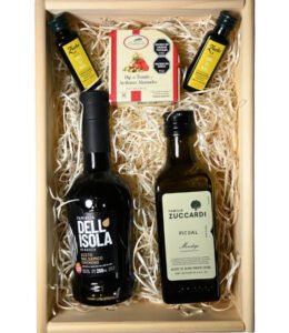 Box Degustación Premium: Zuccardi Picual + Aceto Dell'Isola & Dip Patagónico